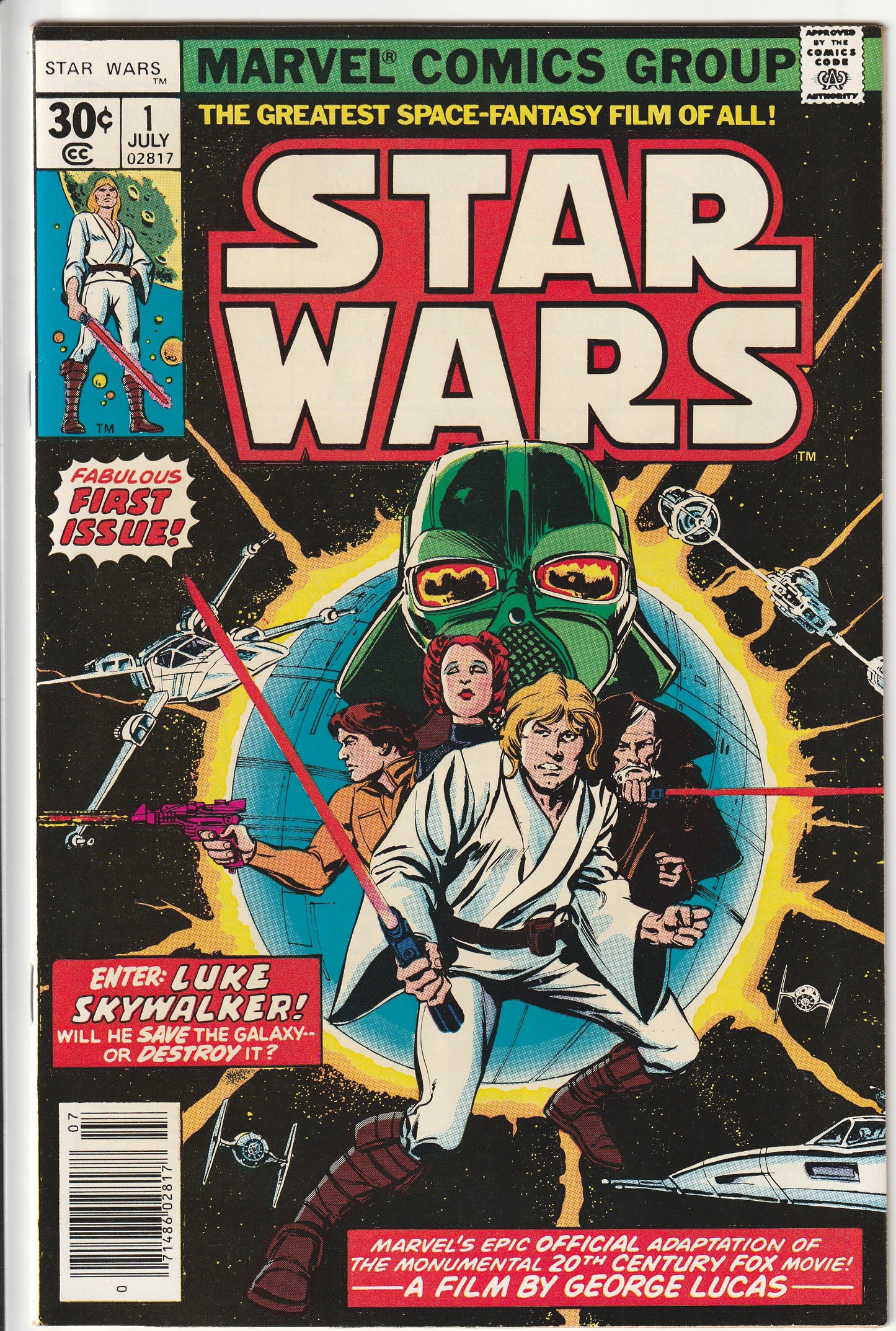 STAR WARS #1 * MARVEL COMICS * 1977