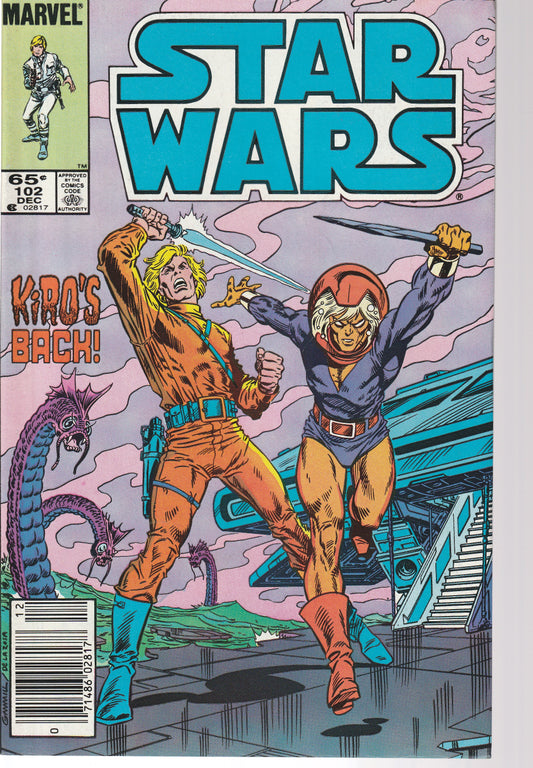 STAR WARS #102 - MARVEL COMICS - DEC 1985 (8.5-9.0)