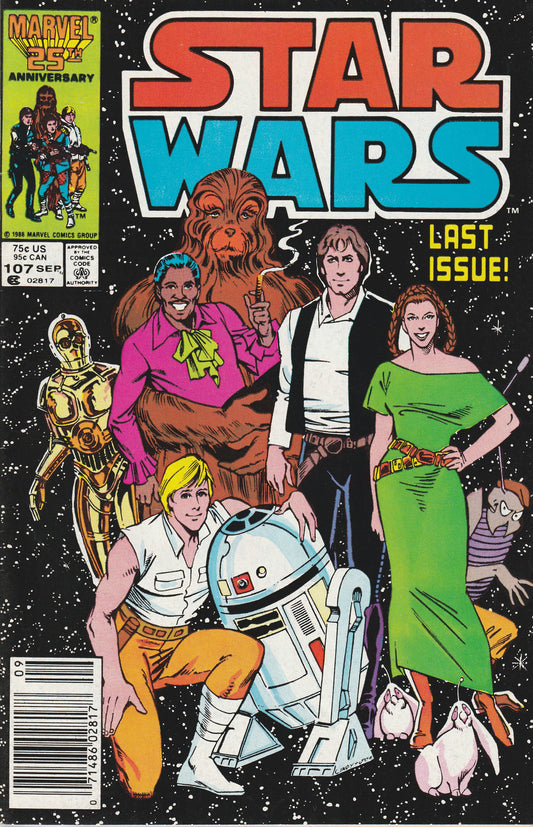 STAR WARS #107 - MARVEL COMICS - JUL 1986 (8.0-8.5)