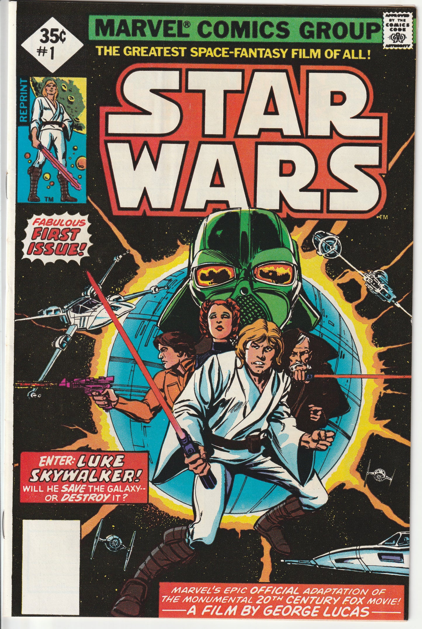 STAR WARS #1 * WHITMAN REPRINT
