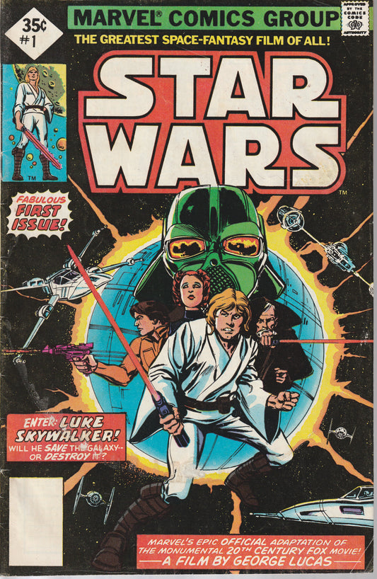 STAR WARS #1 - WHITMAN REPRINT - MAY 1977 (4.0-4.5)
