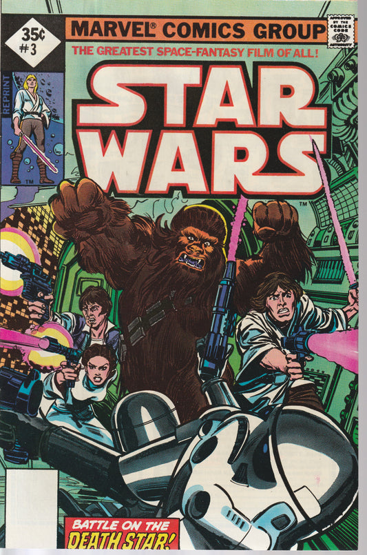 STAR WARS #3 - MARVEL 1977 (WHITMAN REPRINT)