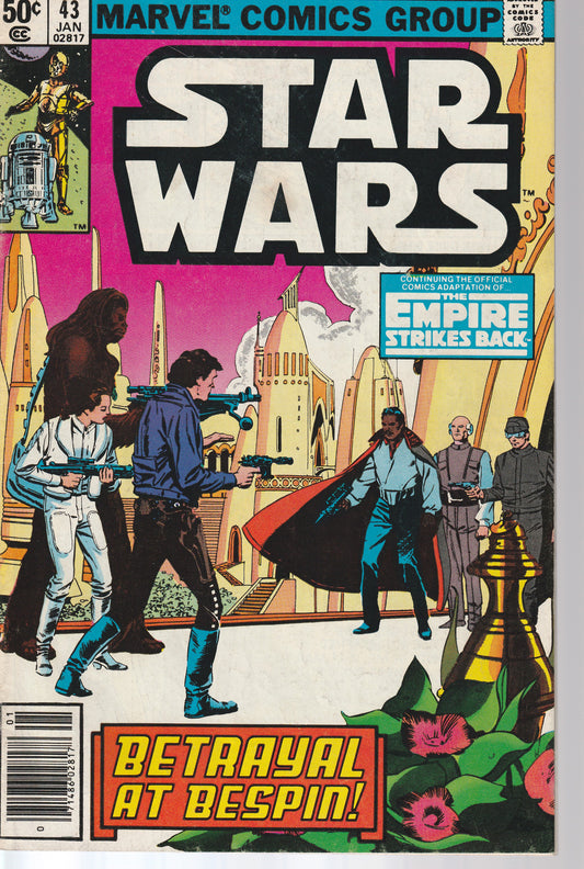 STAR WARS #43 - MARVEL COMICS - JAN 1981 (6.0)