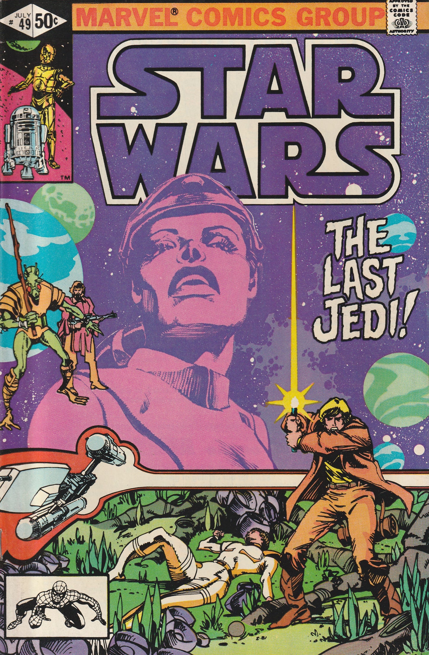 STAR WARS #49 - MARVEL COMICS - JUL 1981 (8.0-8.5)