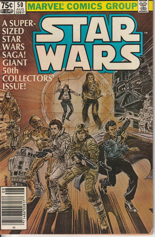 STAR WARS #50 - MARVEL COMICS - AUG 1981 (7.0-7.5)