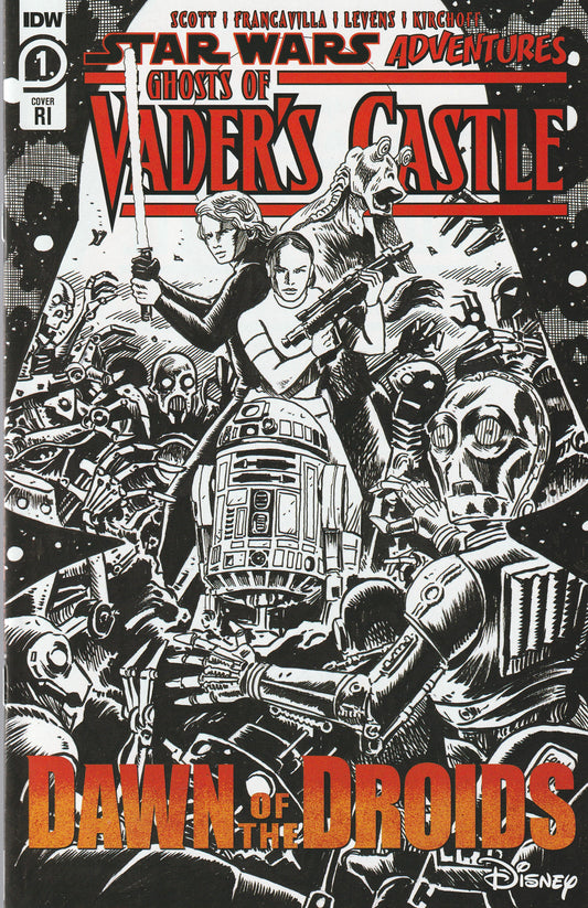 STAR WARS ADVENTURES : GHOSTS OF VADER'S CASTLE 1-4 || IDW 2021
