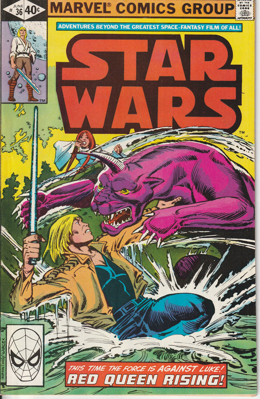 STAR WARS #36 - MARVEL COMICS - JUN 1980 (8.0-8.5)