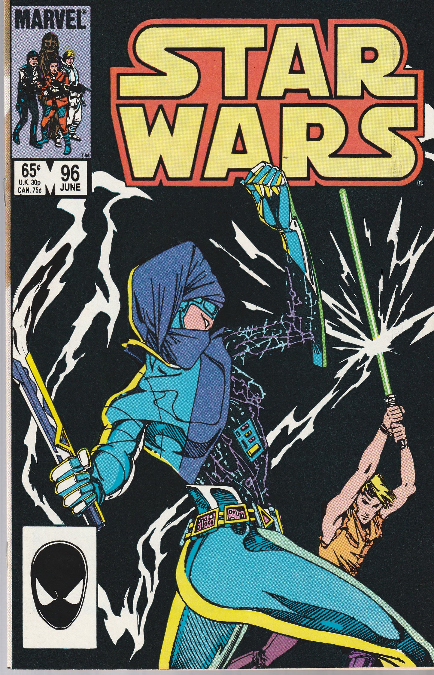 STAR WARS #96 || MARVEL COMICS || JUN 1985 || 9.0