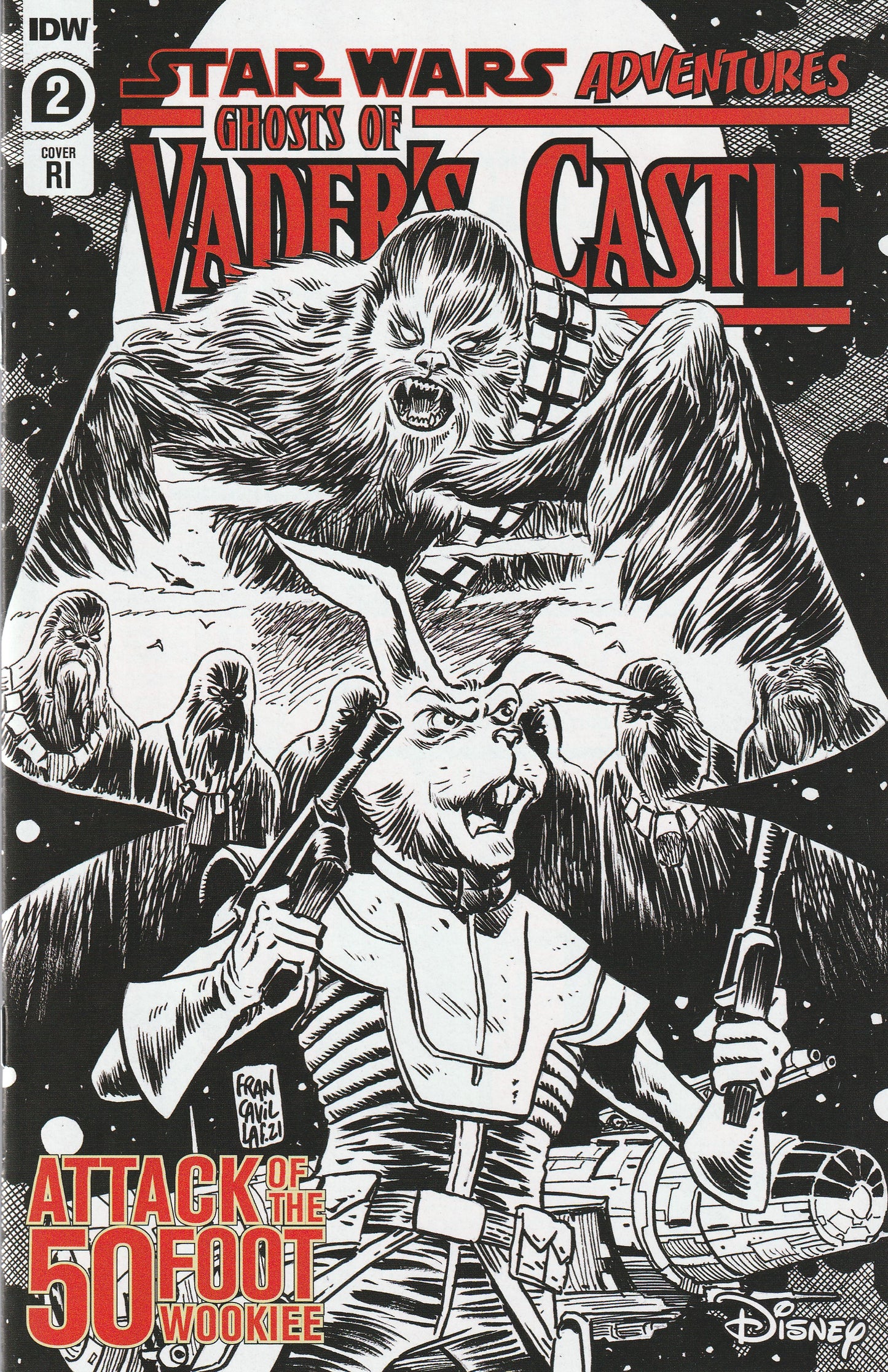 STAR WARS ADVENTURES : GHOSTS OF VADER'S CASTLE 1-4 || IDW 2021