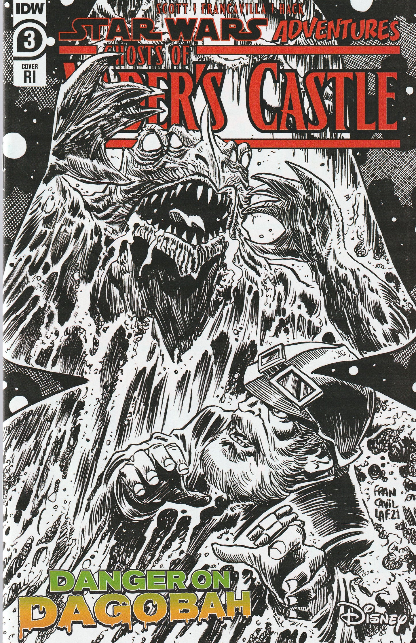 STAR WARS ADVENTURES : GHOSTS OF VADER'S CASTLE COMIC LOT