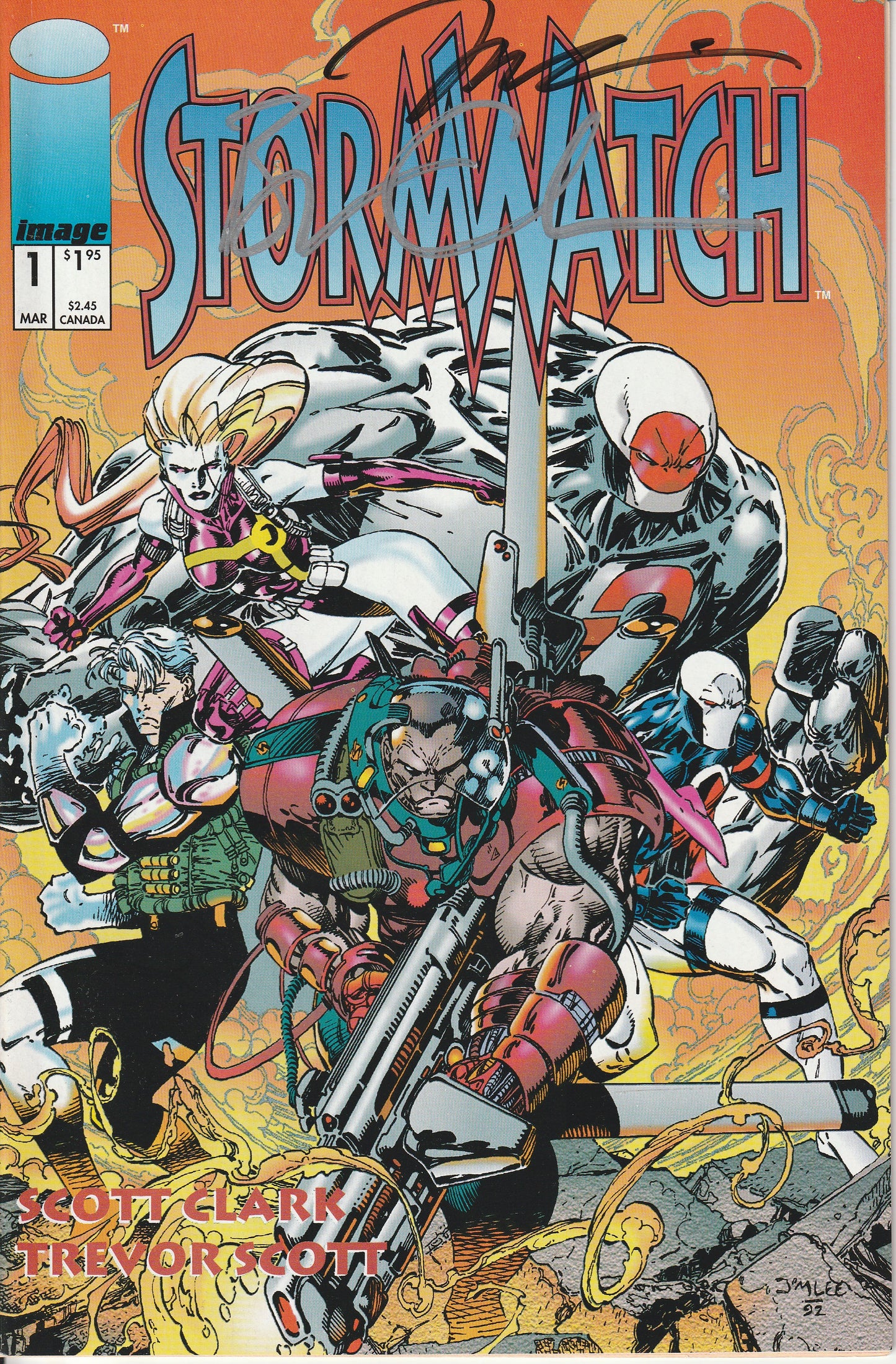 STORMWATCH #1 * DOUBLE SIGNED