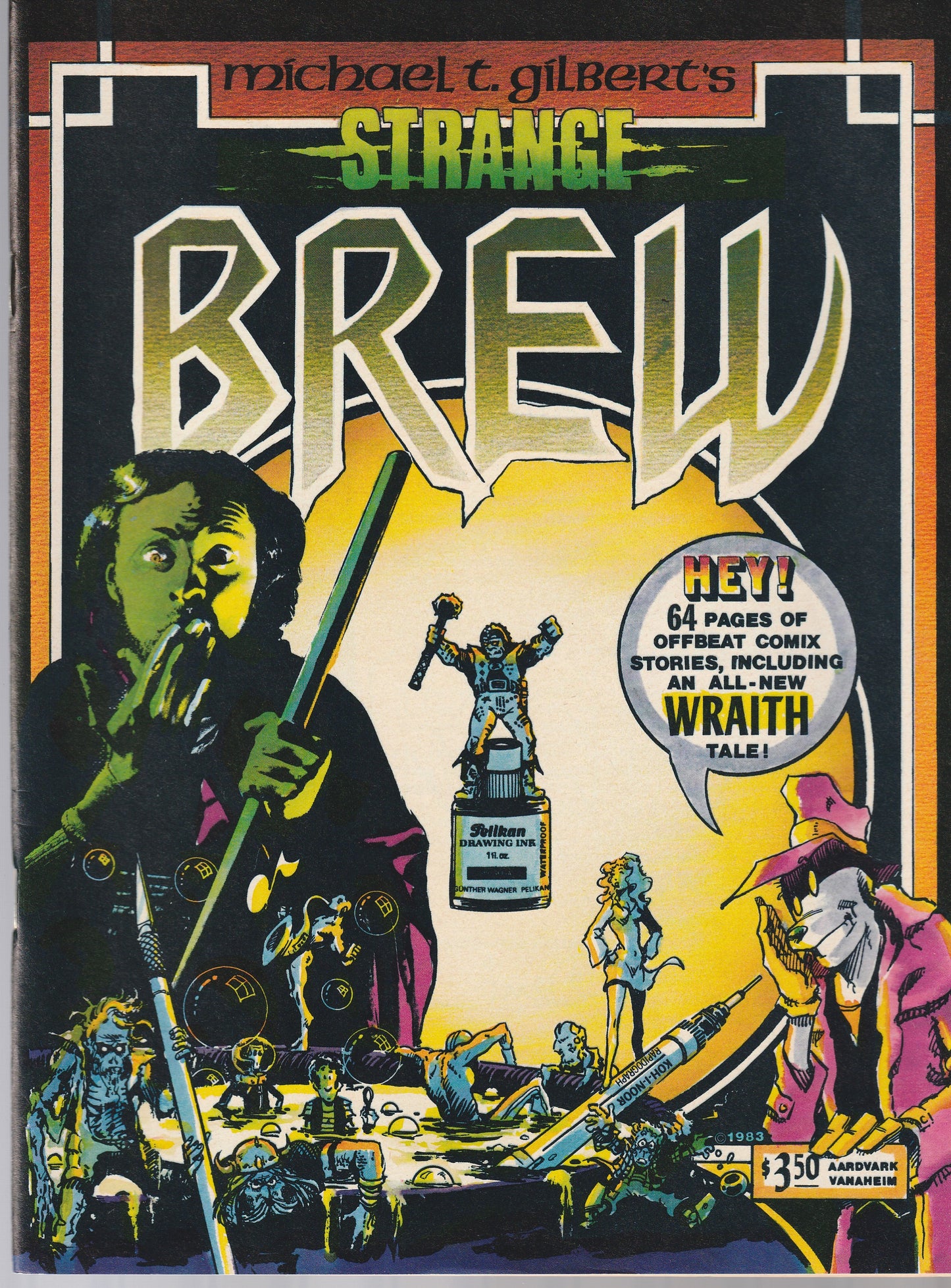 MICHAEL T GILBERT'S STRANGE BREW #1 - AARDVARK-VANAHEIM - DEC 1982