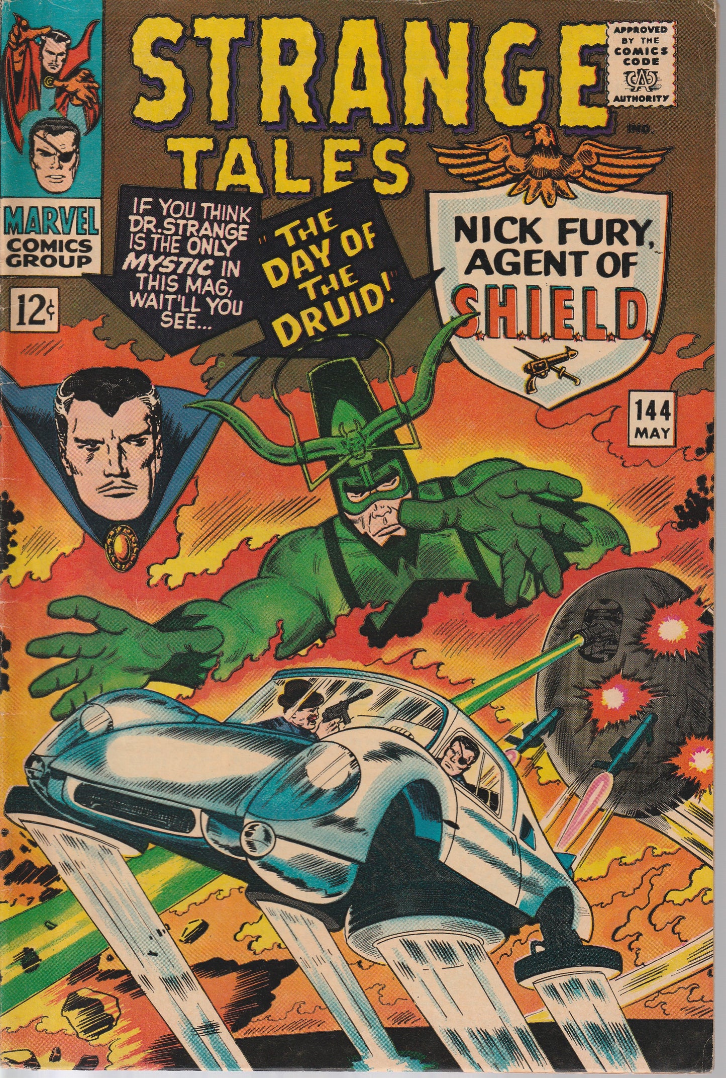 STRANGE TALES #144 - MARVEL COMICS - MAY 1966 (5.0-5.5)