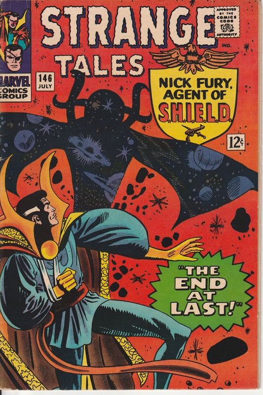 STRANGE TALES #146 - MARVEL - APR 1966 (7.0-7.5) LAST DITKO - 1st A.I.M.