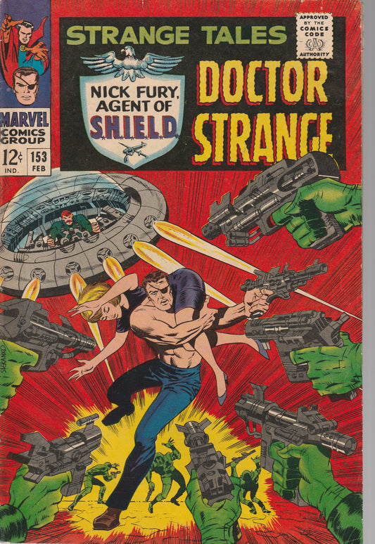 STRANGE TALES #153 - MARVEL - JAN 1967 (7.0) STERANKO