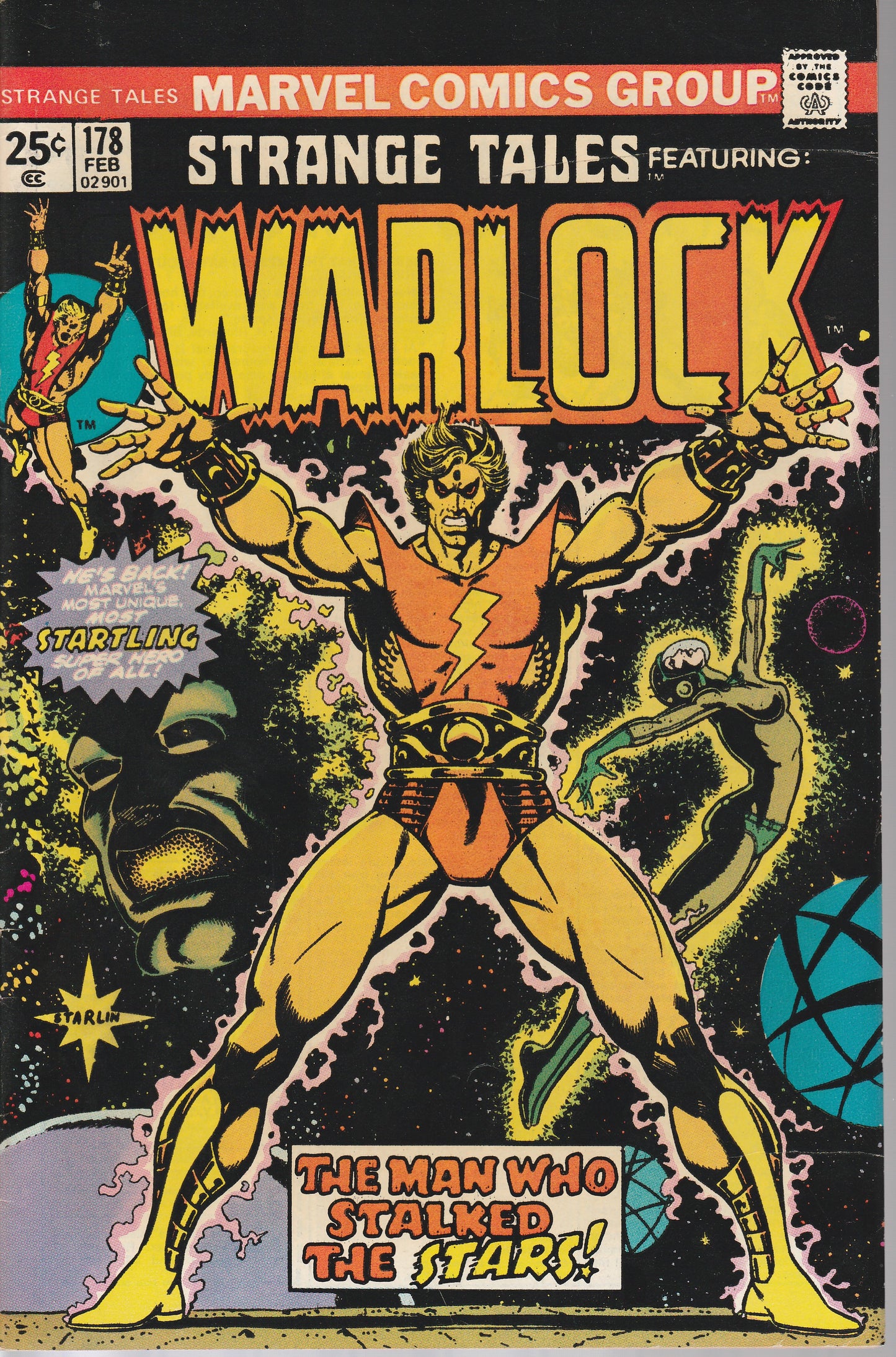 STRANGE TALES #178 - WARLOCK