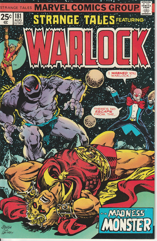 STRANGE TALES #181 - MARVEL COMICS - AUG 1975 (8.0-8.5)