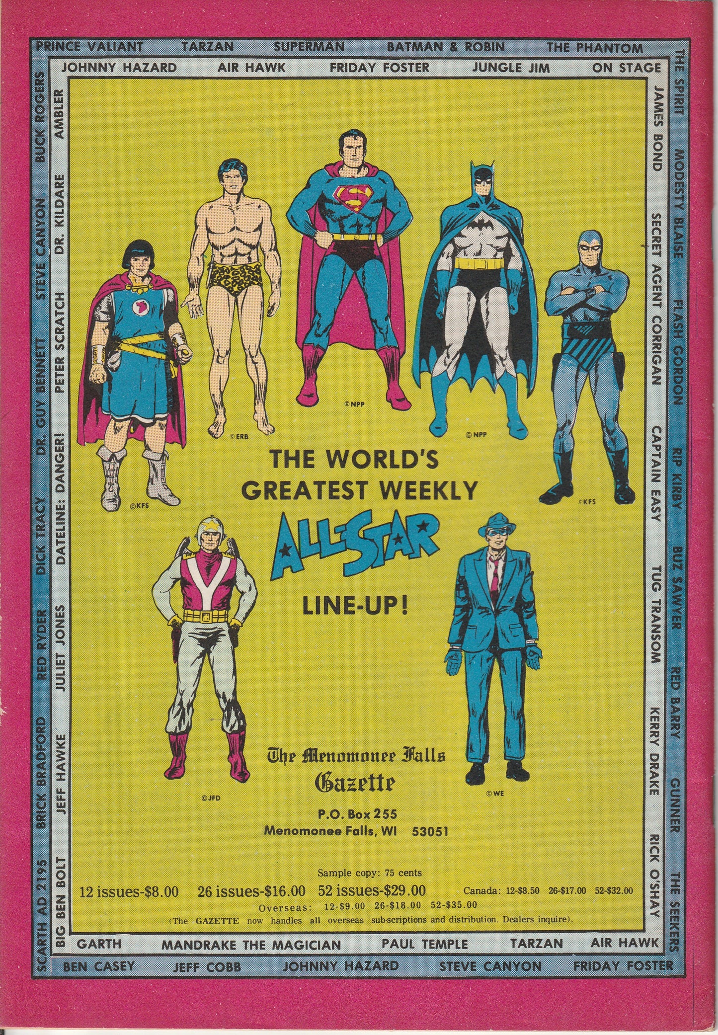 STREET COMIX PRESENTS #2 - FLASH GORDON - STREET ENTERPRISES - OCT 1973