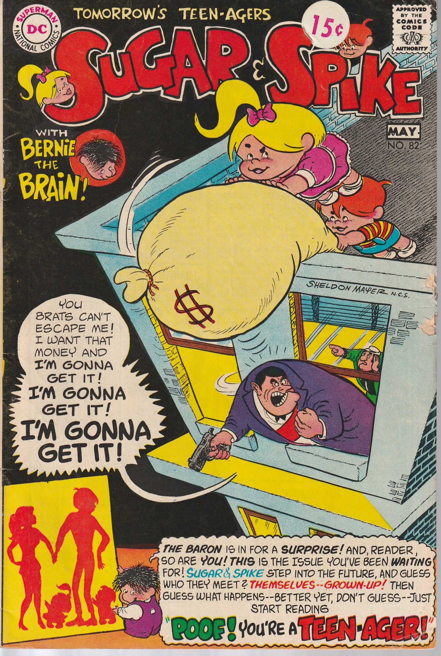 SUGAR AND SPIKE #82 - DC COMICS - APR 10 1969 (4.0)