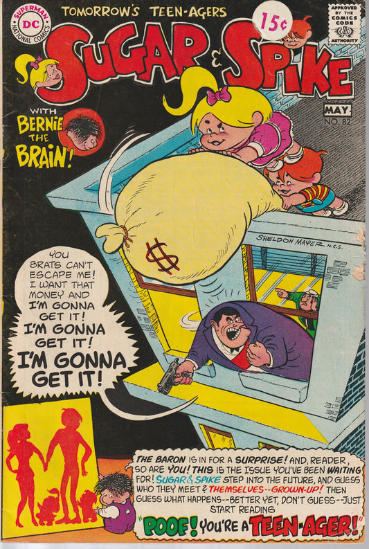SUGAR AND SPIKE #82 - DC COMICS - APR 10 1969 (4.0)