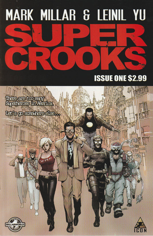 SUPERCROOKS 1-4 * COMPLETE SET * MARK MILLAR * LEINEL YU