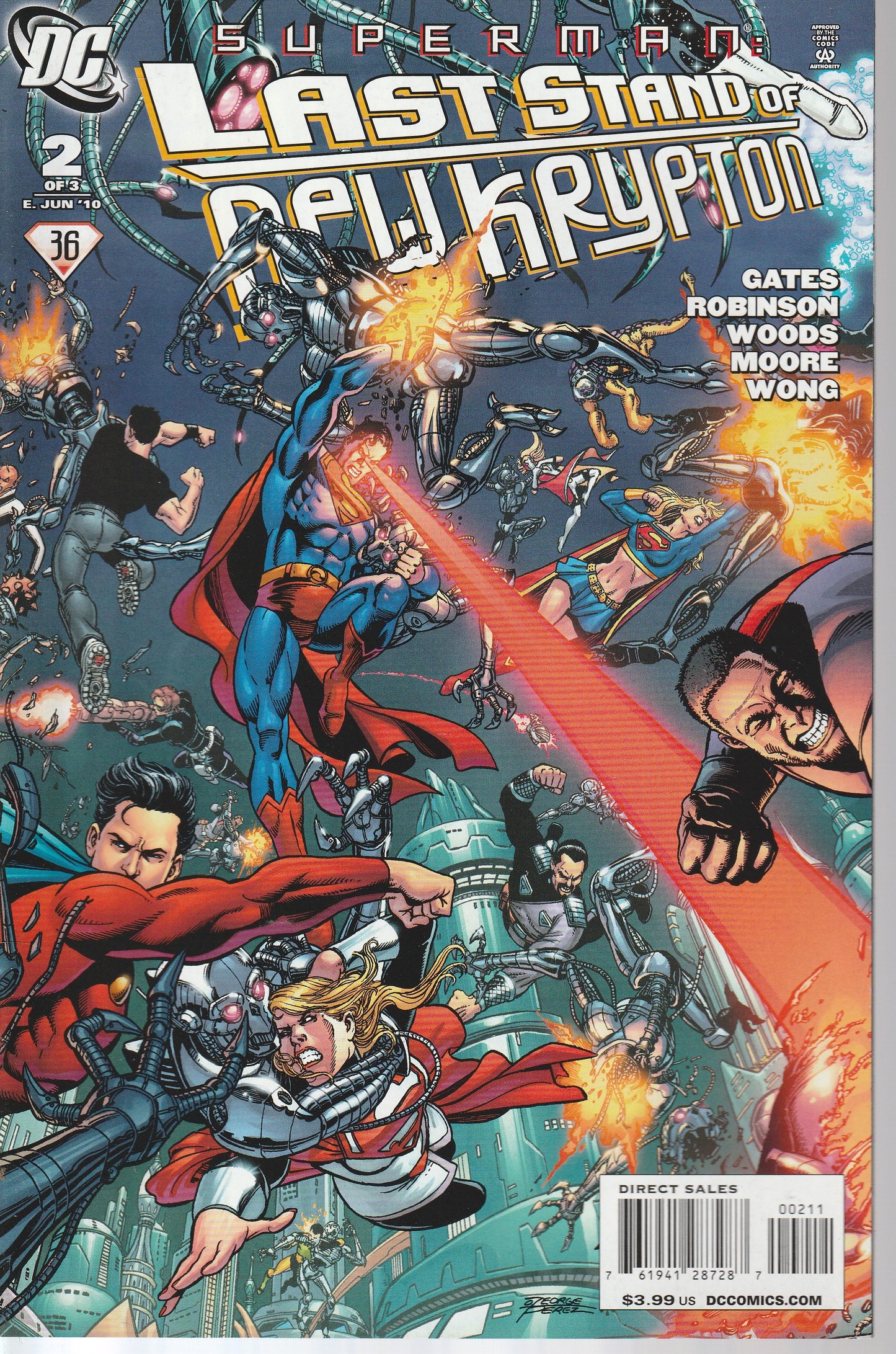 SUPERMAN : LAST STAND OF NEW KRYPTON 1-3 * DC COMICS - JUN 2010