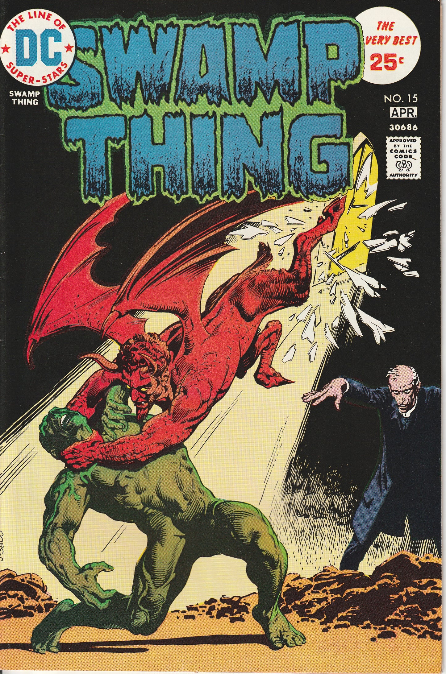 SWAMP THING #15 - DC COMICS - MAR 1975 (7.0-7.5)