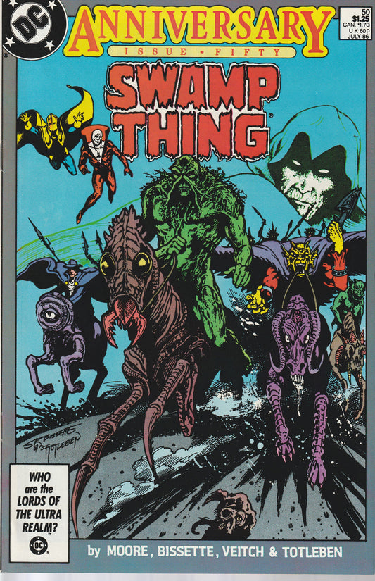 SWAMP THING #50 - DC COMICS - MAR 25 1986 (8.5-9.0)