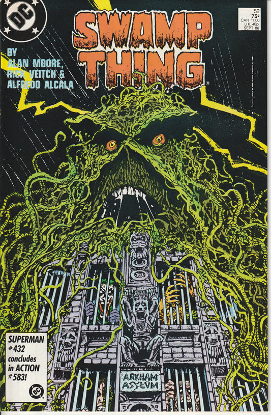 SWAMP THING #52 - DC COMICS - MAY 27 1986 (9.0)