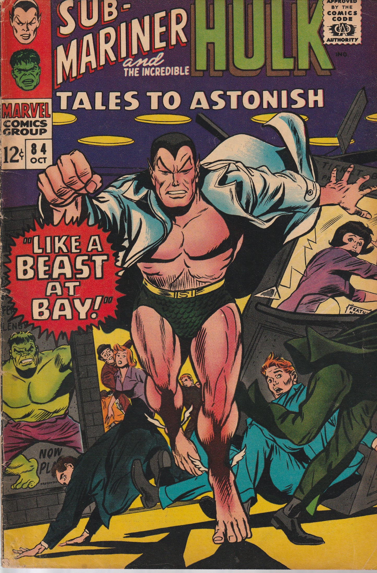 TALES TO ASTONISH #84 - MARVEL COMICS - OCT 1966 (3.5-4.0)