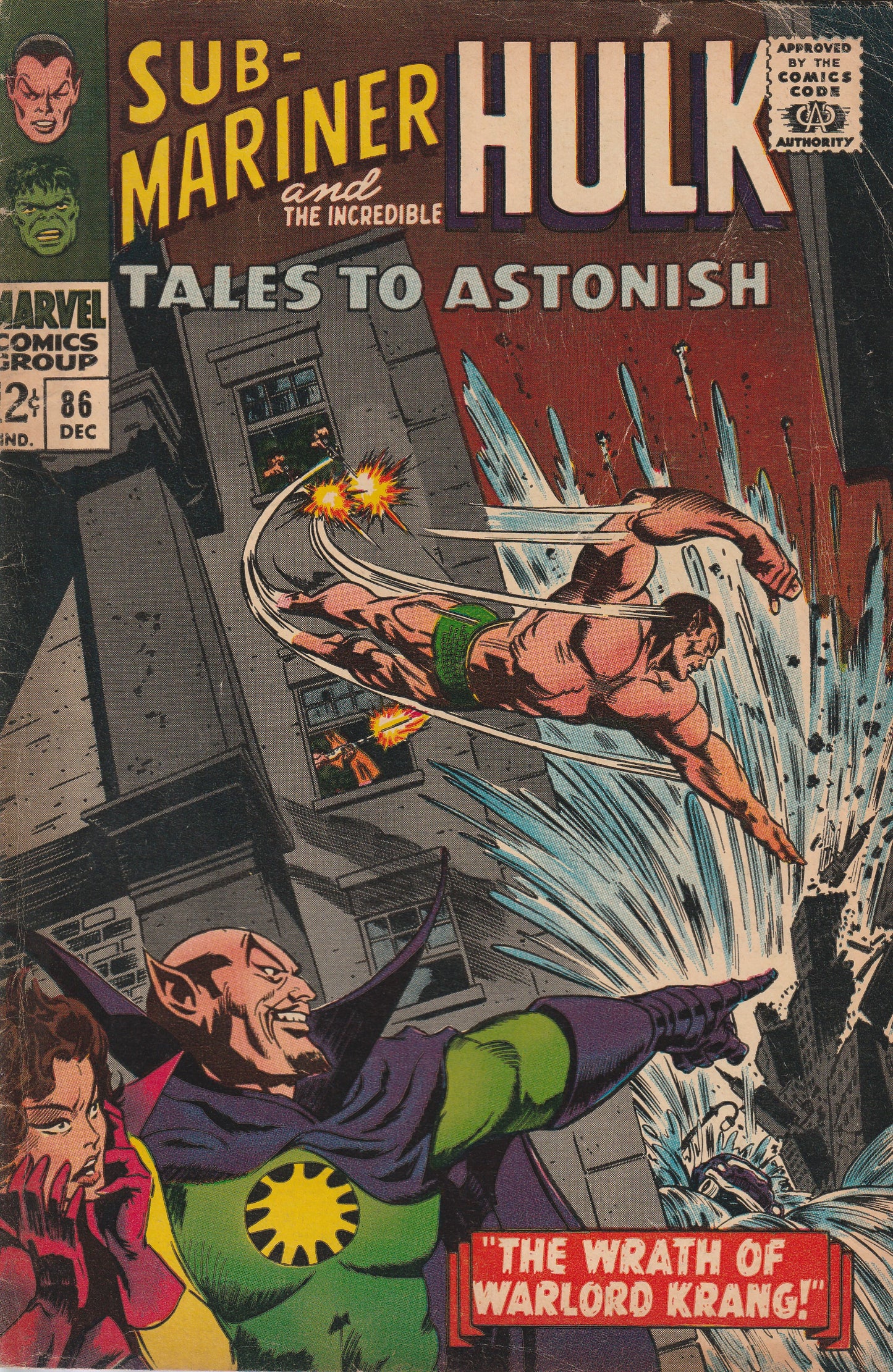 TALES TO ASTONISH #86 - MARVEL COMICS - DEC 1966 (5.0-5.5)