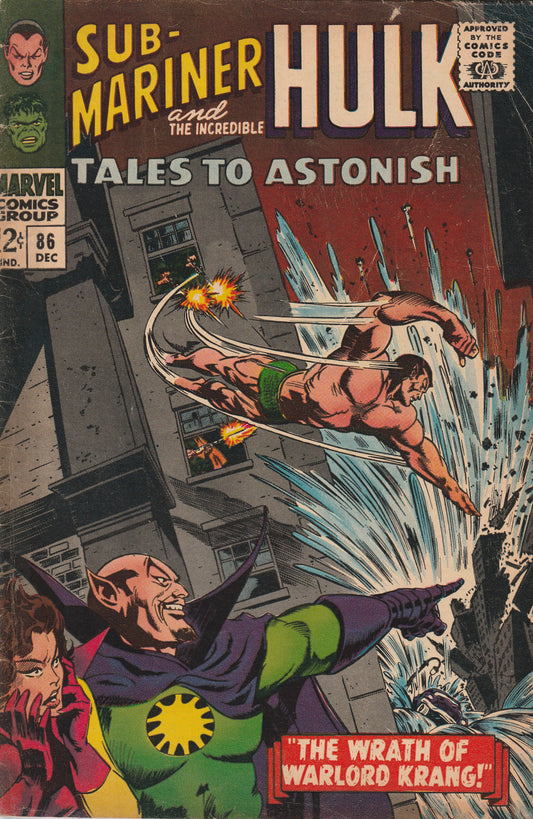 TALES TO ASTONISH #86 - MARVEL COMICS - DEC 1966 (5.0-5.5)