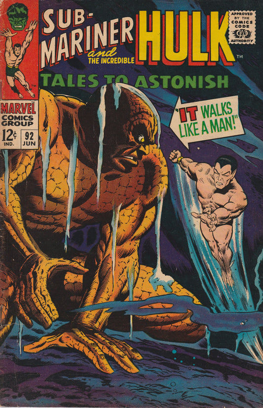 TALES TO ASTONISH #92 - MARVEL COMICS - JUNE 1967 (5.5-6.0)