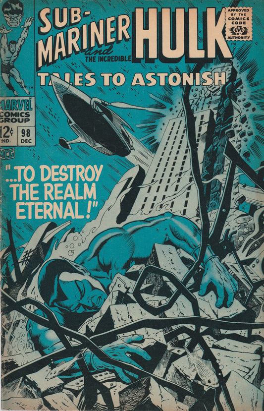 TALES TO ASTONISH #98 - MARVEL COMICS - DEC 1966 (5.0-5.5)
