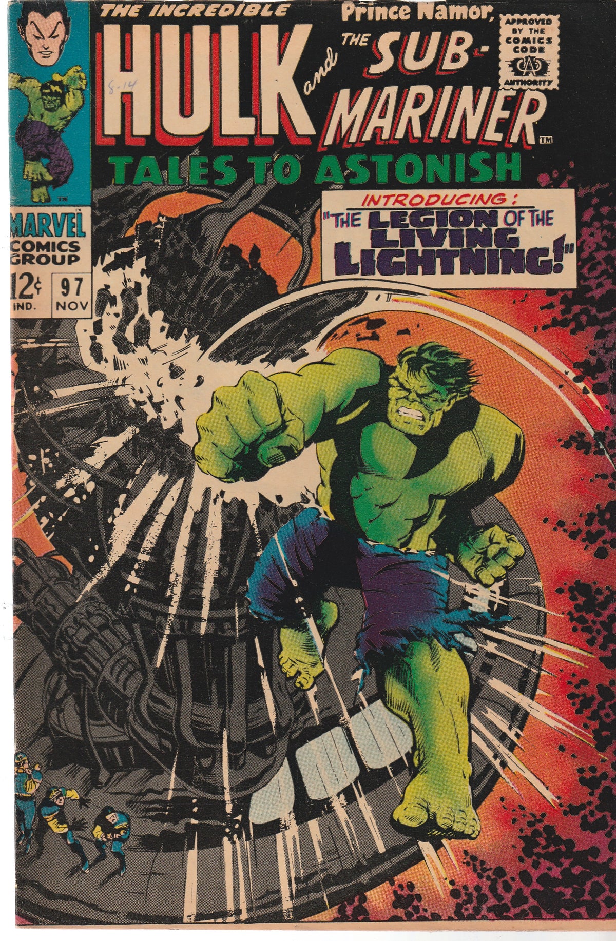 TALES TO ASTONISH #97 || MARVEL COMICS || NOV 1967 || (7.5-8.0)