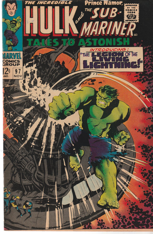 TALES TO ASTONISH #97 || MARVEL COMICS || NOV 1967 || (7.5-8.0)