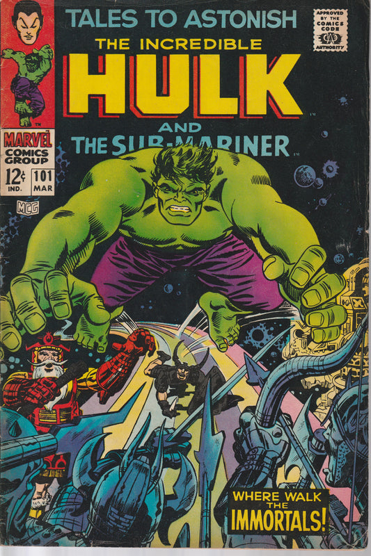 TALES TO ASTONISH #101 - MARVEL COMICS - DEC 1967 (6.0-6.5)