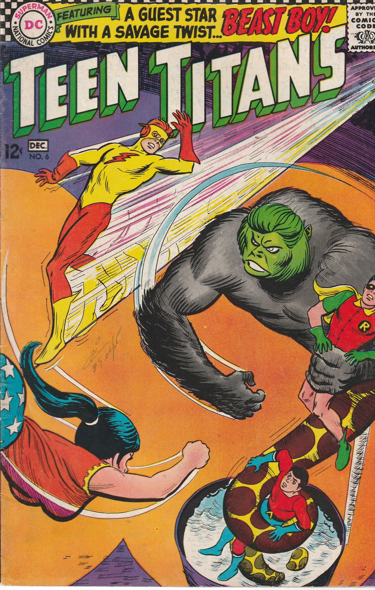 TEEN TITANS #6 || DC COMICS || SEP 20 1966 || (4.0)