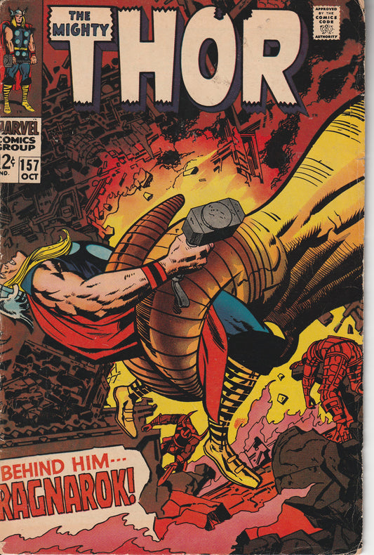 THOR #157 - MARVEL COMICS - OCT 1968 (5.5-6.0)