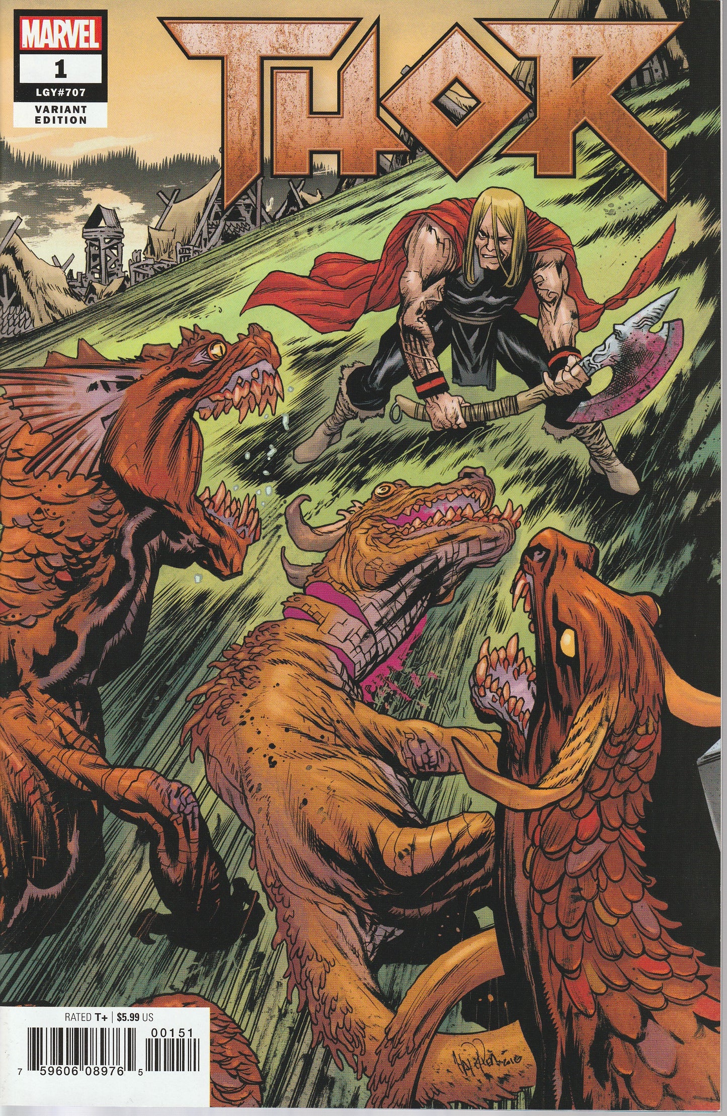 THOR #1 (LEGACY #707) 1 in 10 RATIO - MARVEL - JUNE 13 2018