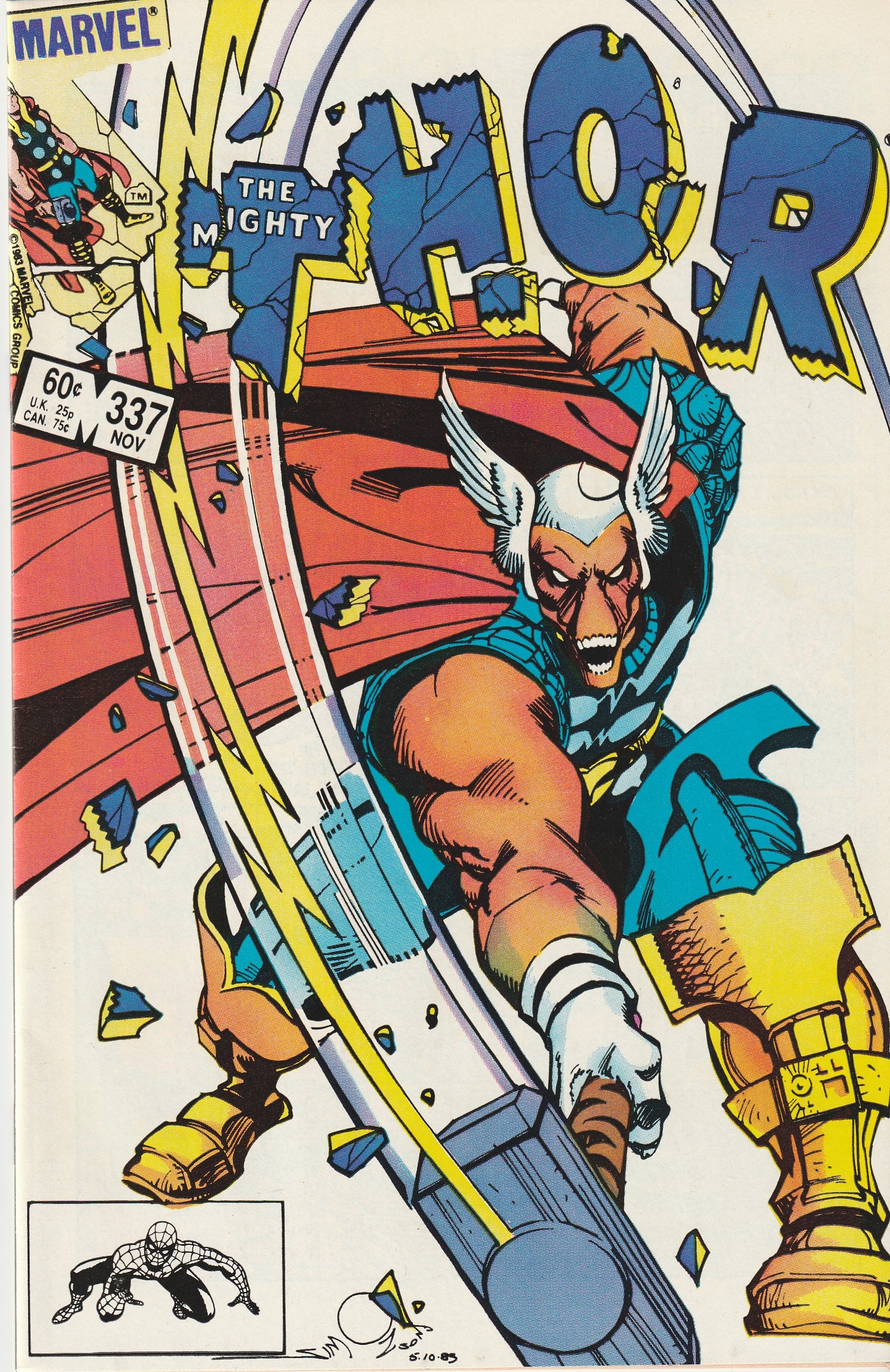 THOR #337 || MARVEL COMICS || NOV 1983 || (8.5-9.0)