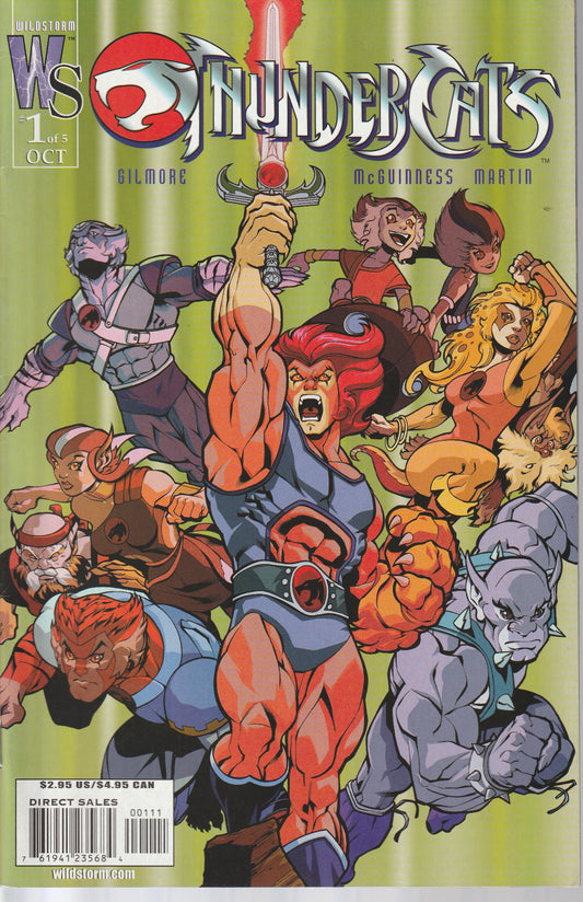 THUNDERCATS #1 - DC/WILDSTORM - AUG 21 2002 (8.0-8.5)