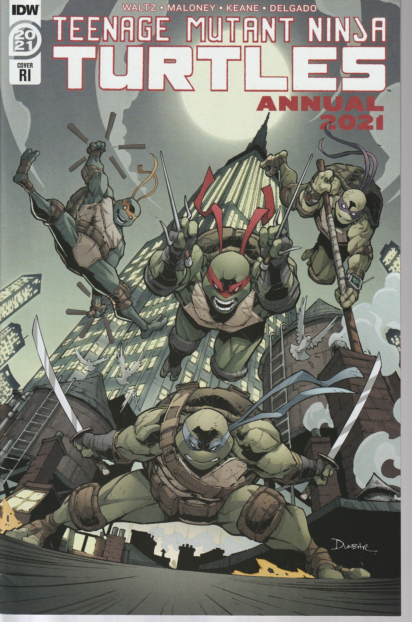 TEENAGE MUTANT NINJA TURTLES ANNUAL 2021 * 1:10 RETAILER INCENTIVE