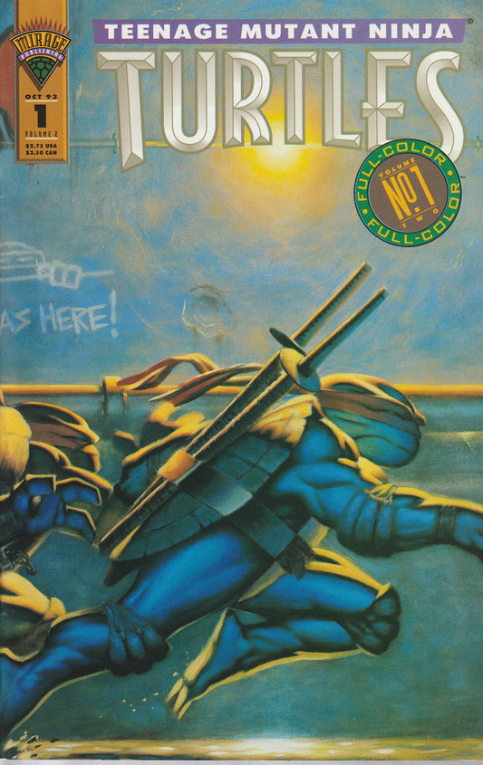 TEENAGE MUTANT NINJA TURTLES VOL 2 #1 - MIRAGE - OCT 1993 (8.5-9.0)