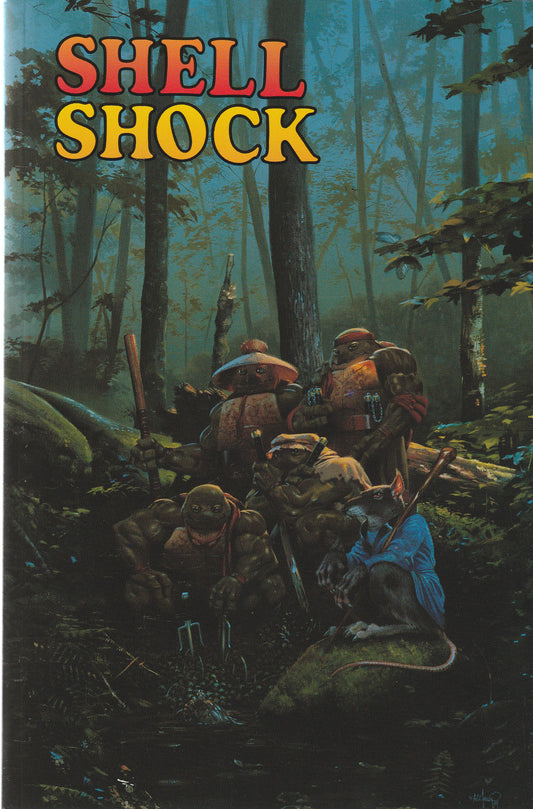 TEENAGE MUTANT NINJA TURTLES : SHELL SHOCK || MIRAGE STUDIOS || 1989 || NM