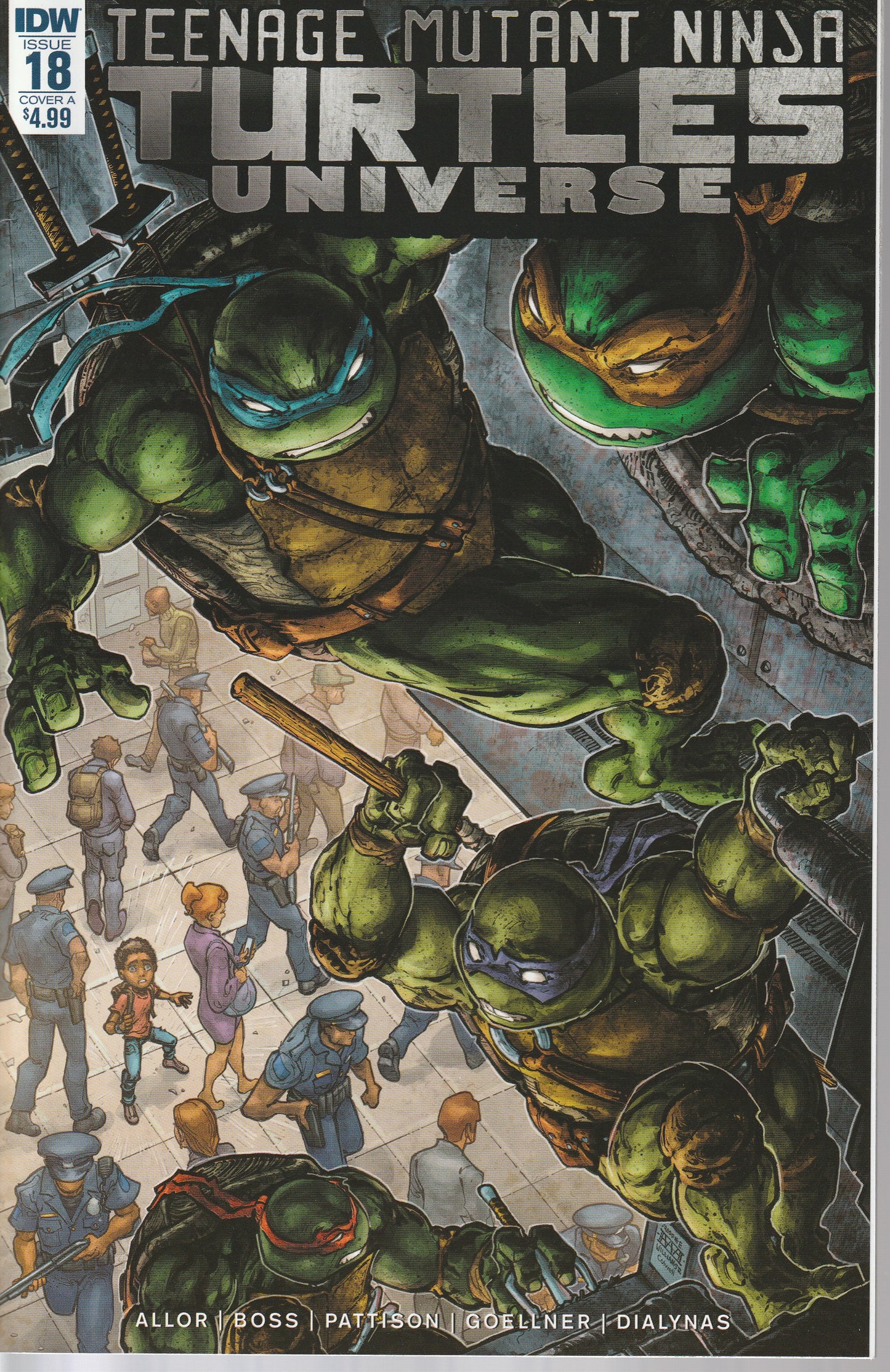 TEENAGE MUTANT NINJA TURTLES UNIVERSE #18A