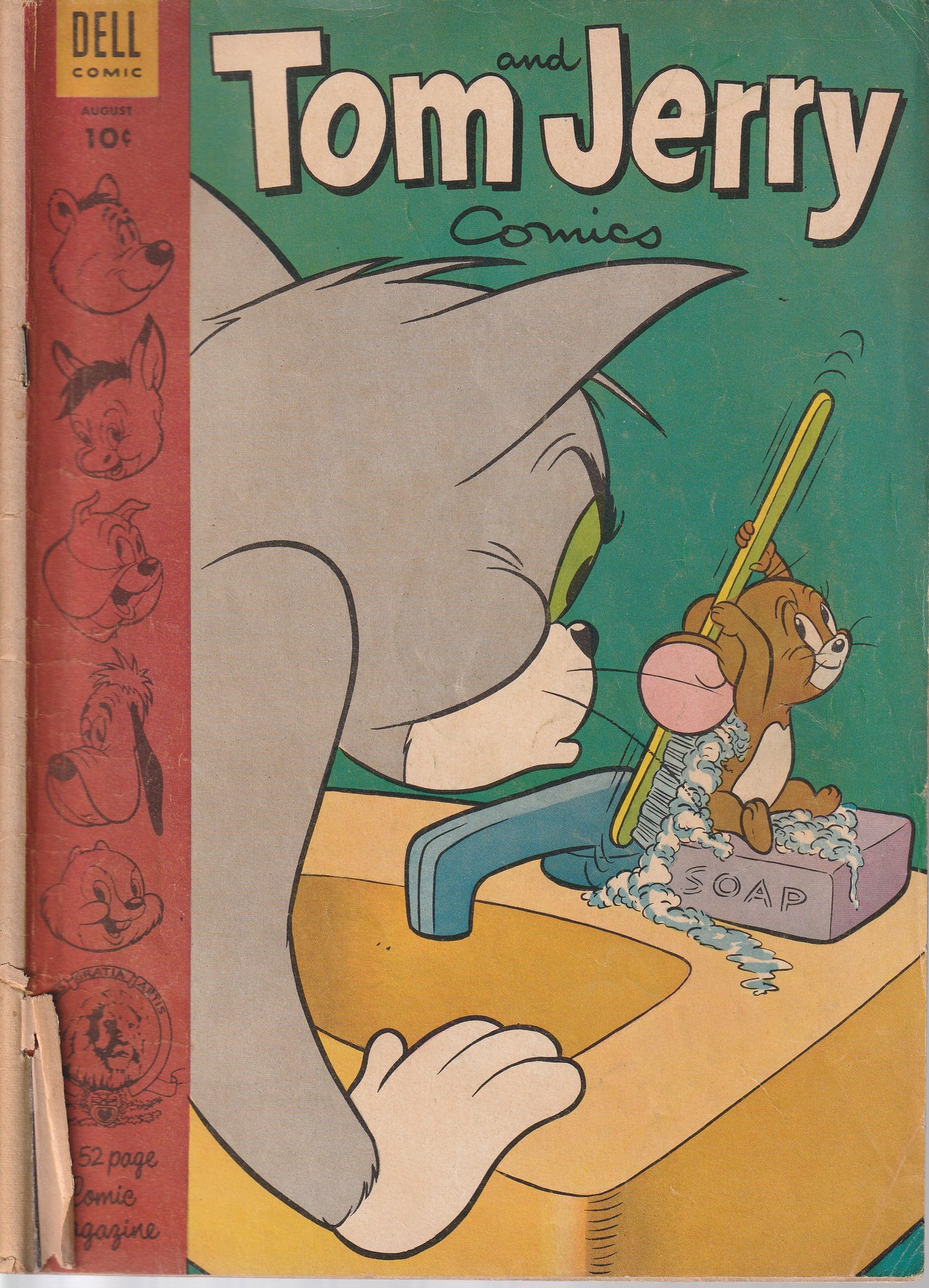 TOM AND JERRY #121 - DELL COMICS - AUG 10 1954 (2.0-2.5)