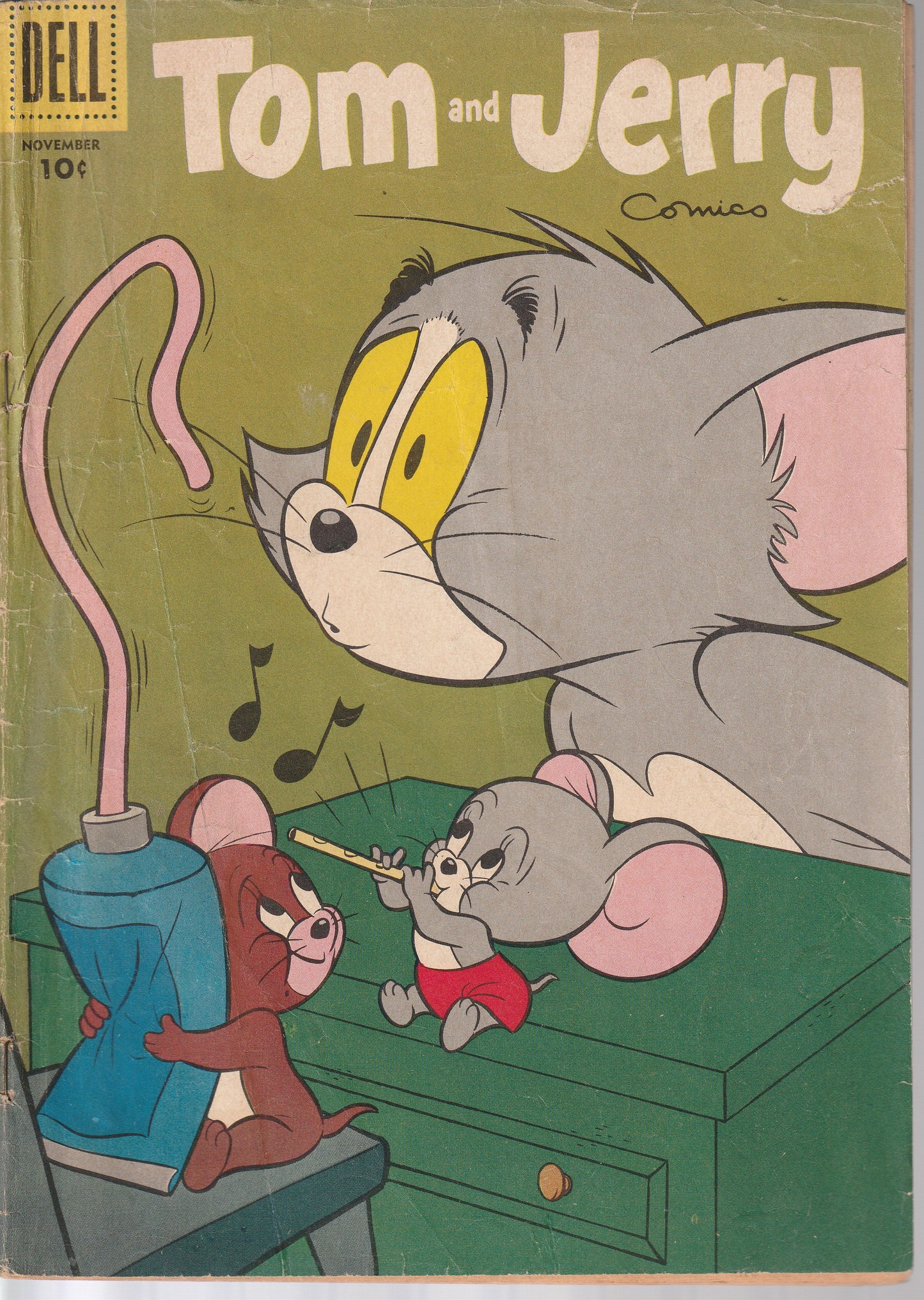 TOM AND JERRY #148 - DELL COMICS - NOV 1956 (4.0-4.5)
