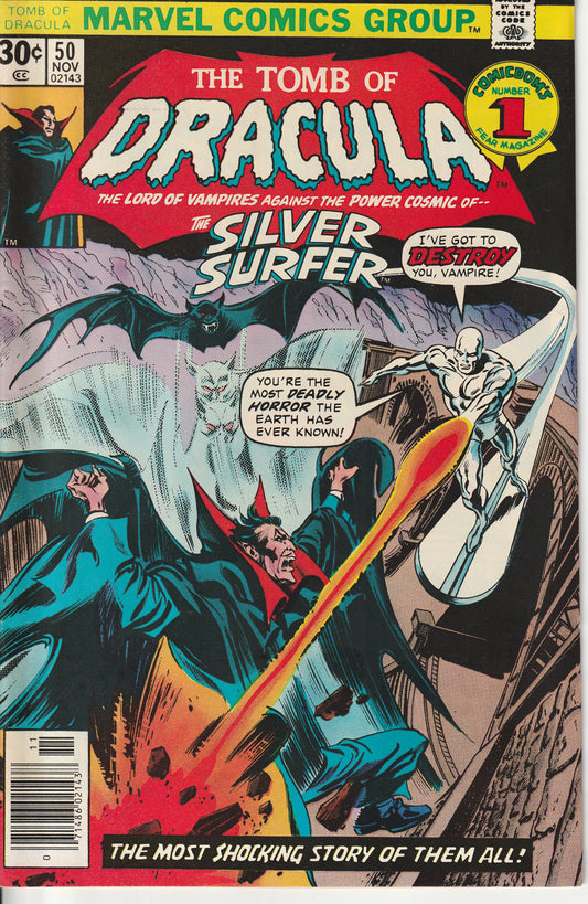 TOMB OF DRACULA #50 - MARVEL COMICS - NOV 1976 (8.5-9.0)