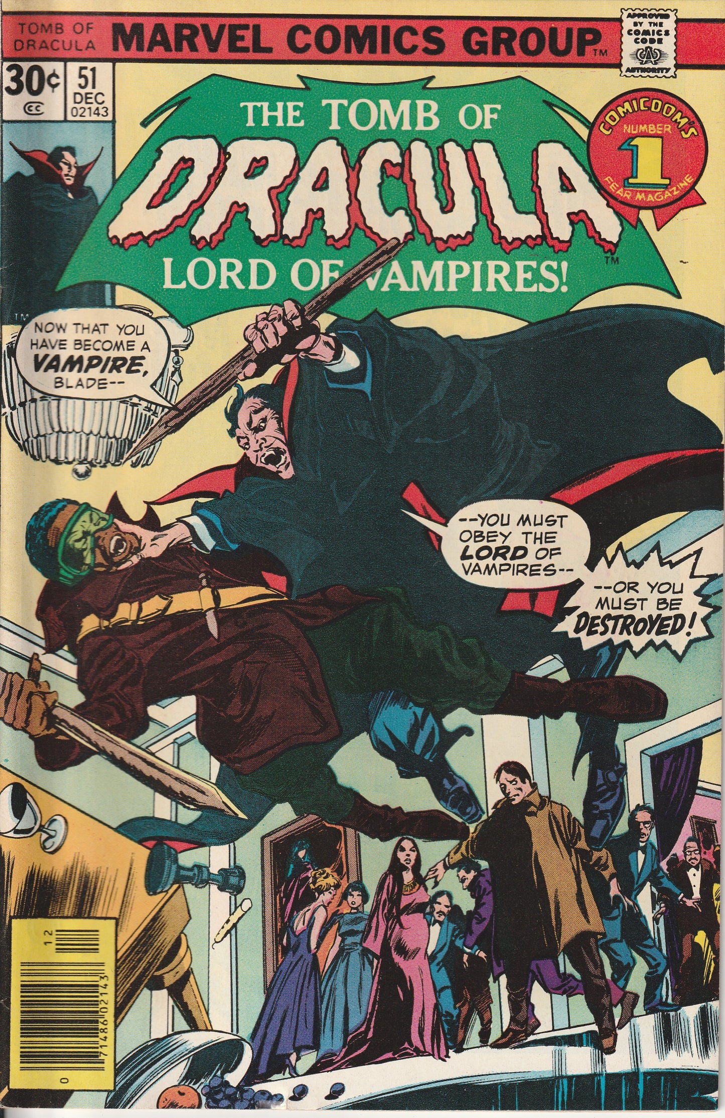 TOMB OF DRACULA #51 - MARVEL COMICS - DEC 1976 (6.0)